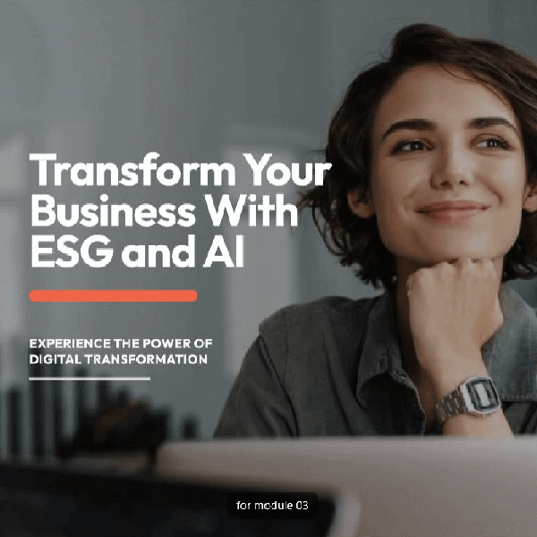 ESG and Artificial Intelligence Strategy Centers of Excellence (Ai COE) Digital Transformation